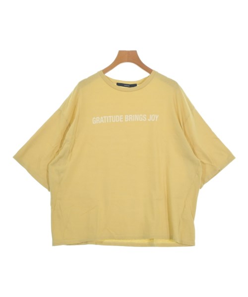 FRAMeWORK(フレームワーク)Tシャツ・カットソー 黄 サイズ:F/2200694801220