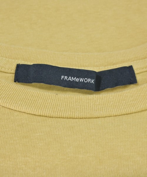 FRAMeWORK（フレームワーク）Tシャツ・カットソー 黄 サイズ:F レディース/2200694801220