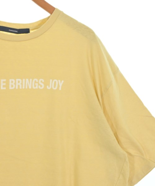 FRAMeWORK（フレームワーク）Tシャツ・カットソー 黄 サイズ:F レディース/2200694801220