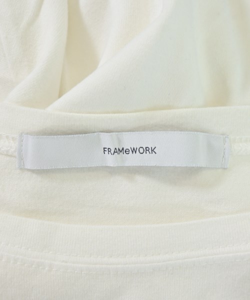 FRAMeWORK（フレームワーク）Tシャツ・カットソー 白 サイズ:-(M位) レディース/2200685436097