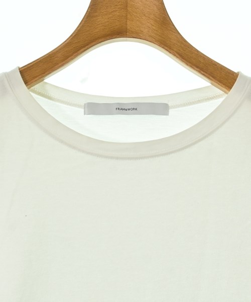 FRAMeWORK（フレームワーク）Tシャツ・カットソー 白 サイズ:F レディース/2200699725064