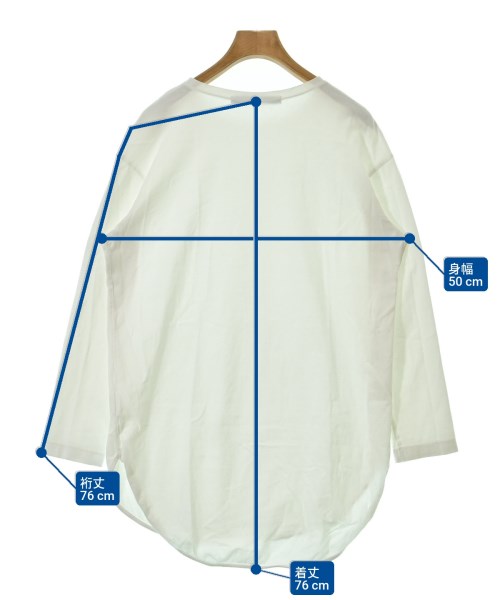 FRAMeWORK（フレームワーク）Tシャツ・カットソー 白 サイズ:F レディース/2200699725064