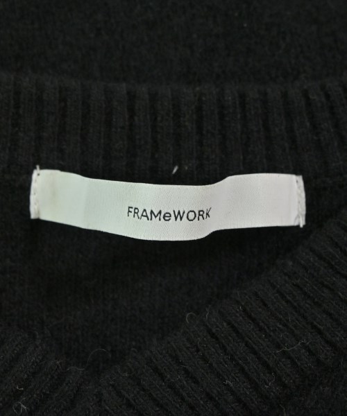 FRAMeWORK（フレームワーク）ニット・セーター 黒 サイズ:F レディース/2200696966019