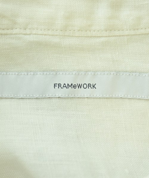 FRAMeWORK（フレームワーク）カジュアルシャツ 白 サイズ:F レディース/2200694422265