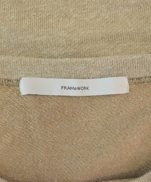 FRAMeWORK（フレームワーク）Tシャツ・カットソー ベージュ サイズ:F レディース/2200697117236