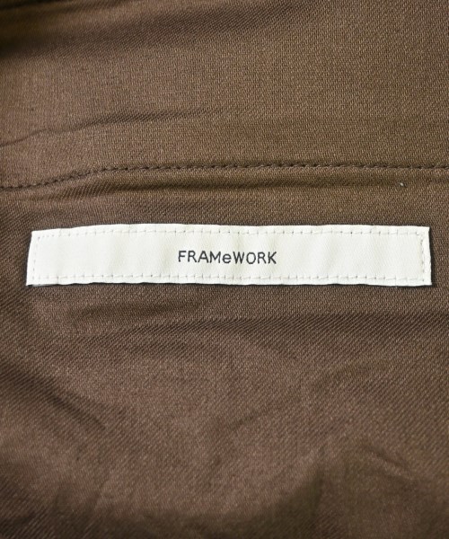 FRAMeWORK（フレームワーク）スラックス 茶 サイズ:38(M位) レディース/2200697365040