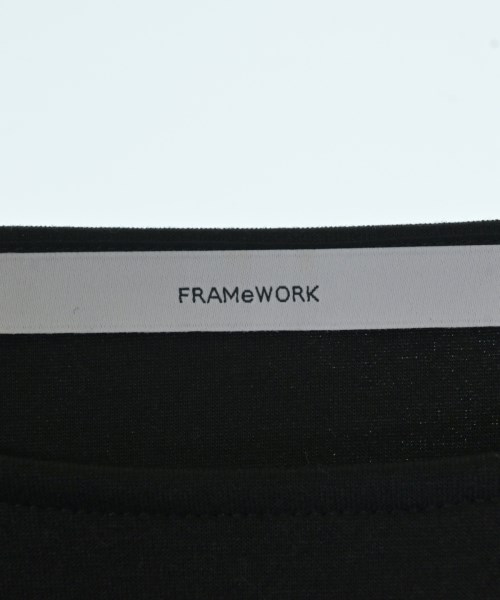 FRAMeWORK（フレームワーク）Tシャツ・カットソー 黒 サイズ:F レディース/2200700262014
