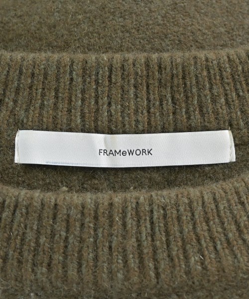 FRAMeWORK（フレームワーク）ニット・セーター カーキ サイズ:F レディース/2200697524034