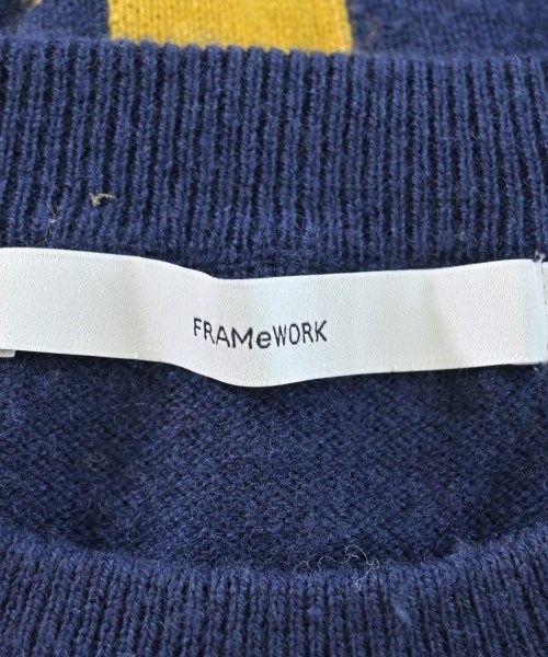 FRAMeWORK（フレームワーク）ニット・セーター 紺 サイズ:F レディース/2200692433027