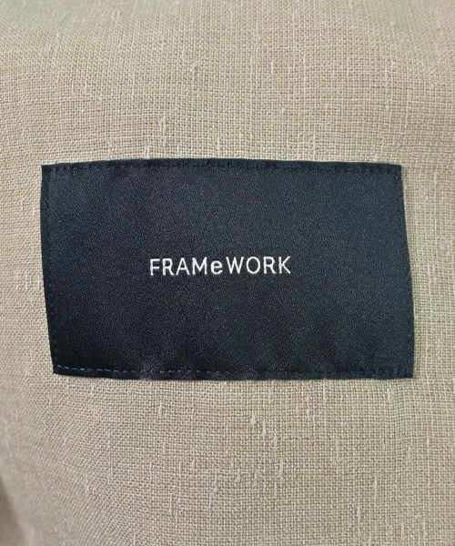 FRAMeWORK（フレームワーク）ジャケット ベージュ サイズ:F レディース/2200701534035