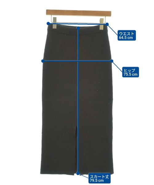 FRAMeWORK（フレームワーク）ロング・マキシ丈スカート 茶 サイズ:38(M位) レディース/2200644156103