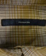 FRAMeWORK（フレームワーク）カジュアルシャツ 茶 サイズ:F レディース/2200654843017