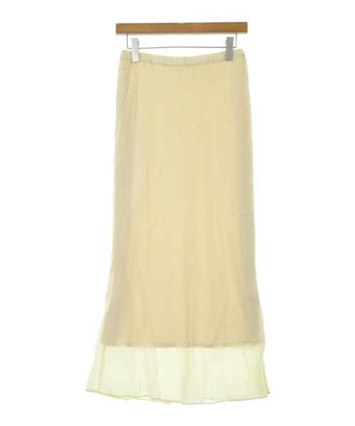 FRAMeWORK（フレームワーク）ロング・マキシ丈スカート 黄 サイズ:40(M位) レディース/2200649292172