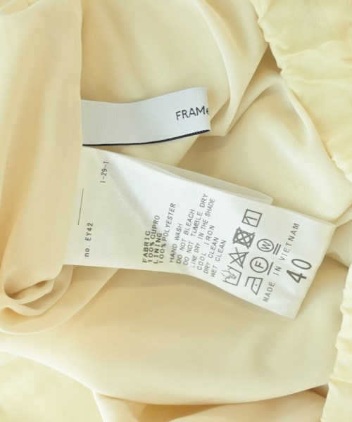 FRAMeWORK（フレームワーク）ロング・マキシ丈スカート 黄 サイズ:40(M位) レディース/2200649292172