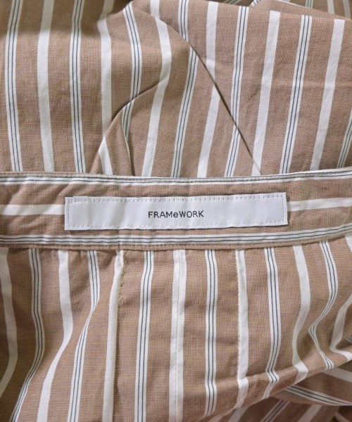 FRAMeWORK（フレームワーク）シャツワンピース 茶 サイズ:38(M位) レディース/2200649666010