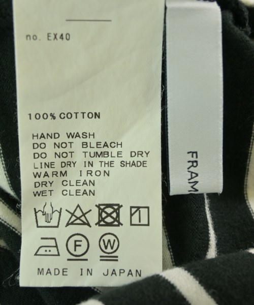 FRAMeWORK（フレームワーク）Tシャツ・カットソー 黒 サイズ:F レディース/2200650119062