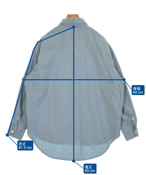 FRAMeWORK（フレームワーク）カジュアルシャツ 青 サイズ:F レディース/2200655245056