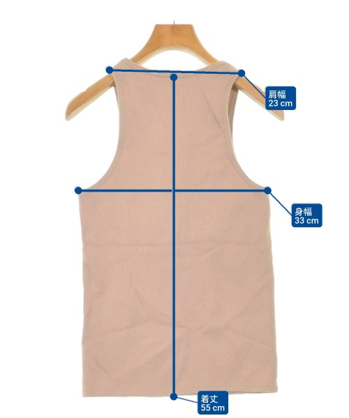 FRAMeWORK（フレームワーク）タンクトップ ベージュ サイズ:-(M位) レディース/2200650459021