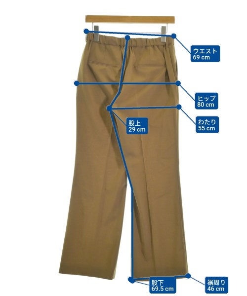 FRAMeWORK（フレームワーク）スラックス 茶 サイズ:38(M位) レディース/2200649788026