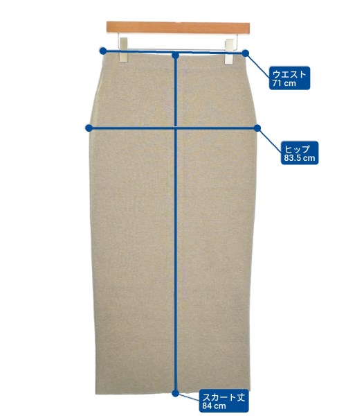 FRAMeWORK（フレームワーク）ロング・マキシ丈スカート ベージュ サイズ:38(M位) レディース/2200653034027