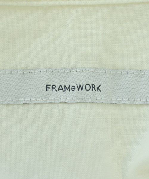 FRAMeWORK（フレームワーク）カジュアルシャツ 白 サイズ:F レディース/2200656468041
