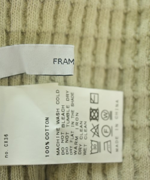 FRAMeWORK（フレームワーク）Tシャツ・カットソー カーキ サイズ:F レディース/2200656468065