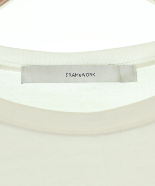 FRAMeWORK（フレームワーク）Tシャツ・カットソー 白 サイズ:F レディース/2200656468072