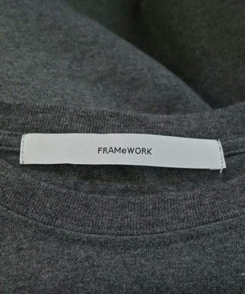 FRAMeWORK（フレームワーク）Tシャツ・カットソー グレー サイズ:F レディース/2200651605113
