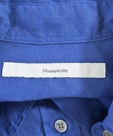 FRAMeWORK（フレームワーク）カジュアルシャツ 青 サイズ:-(M位) レディース/2200651927024