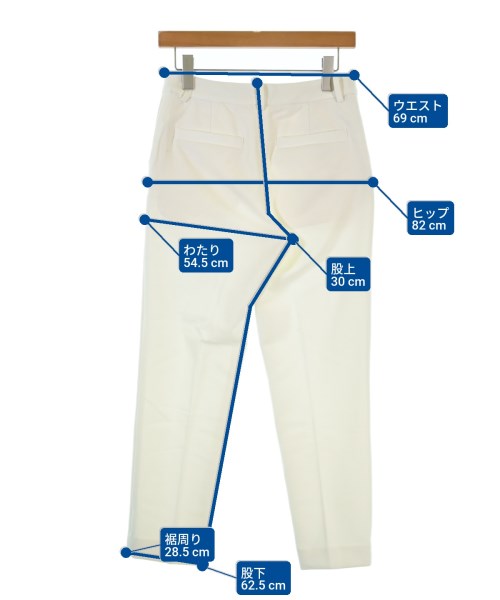 FRAMeWORK（フレームワーク）スラックス 白 サイズ:36(S位) レディース/2200652973099