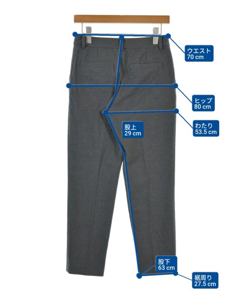 FRAMeWORK（フレームワーク）スラックス グレー サイズ:36(S位) レディース/2200652973105