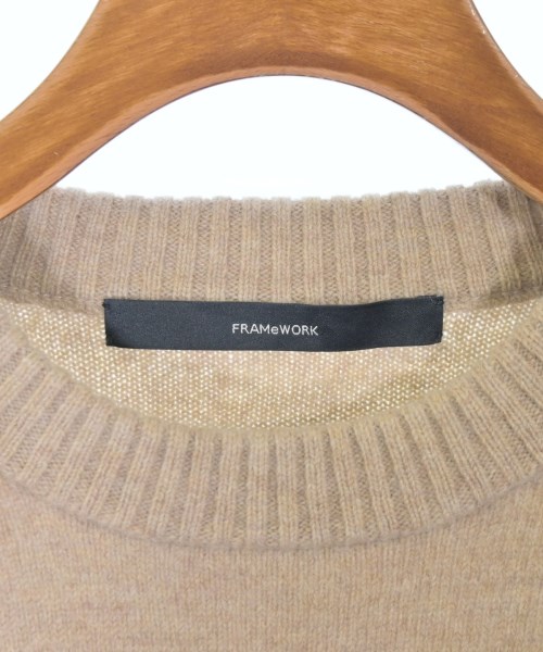 FRAMeWORK（フレームワーク）ニット・セーター ベージュ サイズ:F レディース/2200653804071