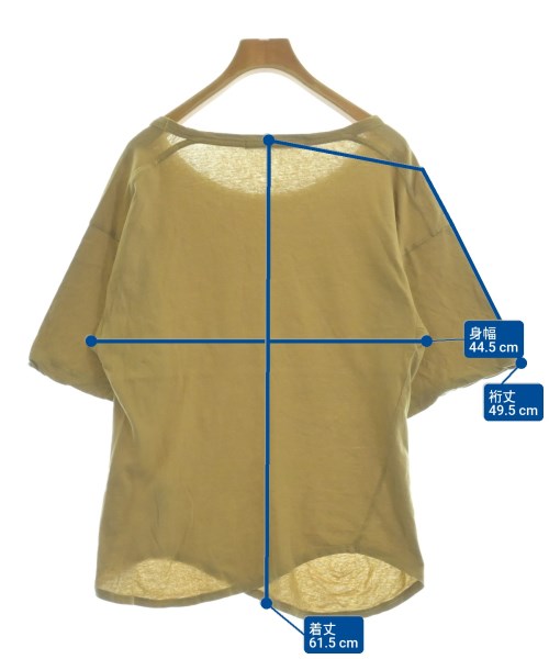 FRAMeWORK（フレームワーク）Tシャツ・カットソー ベージュ サイズ:F レディース/2200653804125