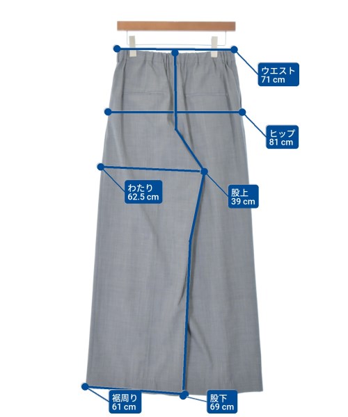 FRAMeWORK（フレームワーク）スラックス グレー サイズ:40(M位) レディース/2200656903023