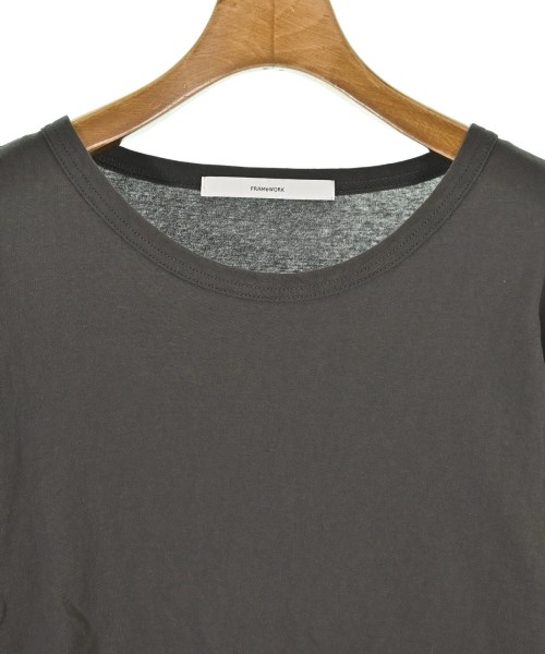FRAMeWORK（フレームワーク）Tシャツ・カットソー グレー サイズ:F レディース/2200660112114
