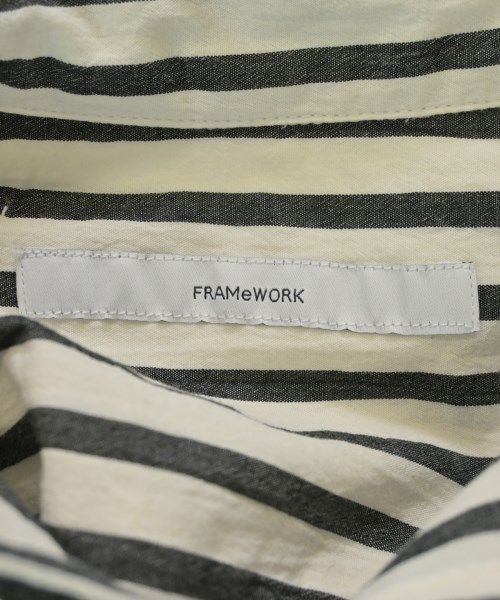 FRAMeWORK（フレームワーク）カジュアルシャツ 白 サイズ:F レディース/2200660798080