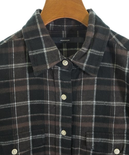 FRAMeWORK（フレームワーク）カジュアルシャツ 黒 サイズ:-(M位) レディース/2200658363030