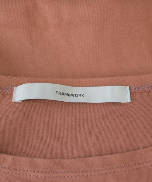 FRAMeWORK（フレームワーク）Tシャツ・カットソー オレンジ サイズ:F レディース/2200707293042