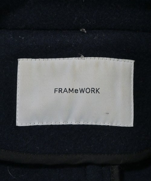 FRAMeWORK（フレームワーク）チェスターコート 紺 サイズ:38(M位) レディース/2200708450017