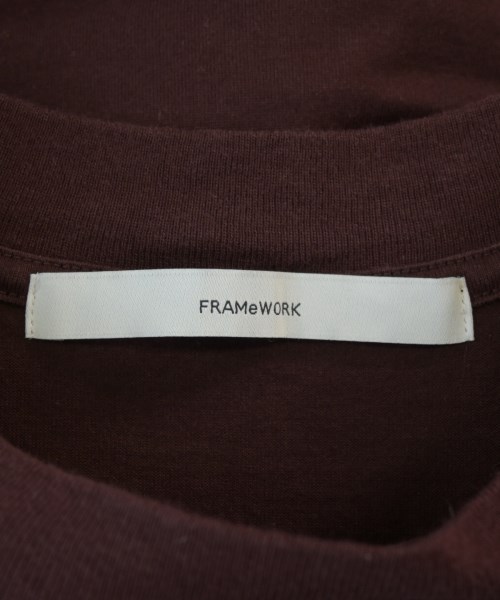 FRAMeWORK（フレームワーク）Tシャツ・カットソー 赤 サイズ:-(M位) レディース/2200709501046