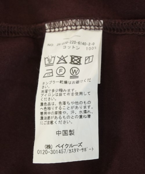 FRAMeWORK（フレームワーク）Tシャツ・カットソー 赤 サイズ:-(M位) レディース/2200709501046