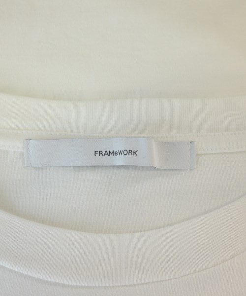 FRAMeWORK（フレームワーク）Tシャツ・カットソー 白 サイズ:-(M位) レディース/2200709501053