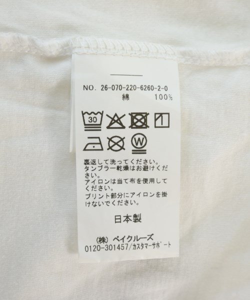 FRAMeWORK（フレームワーク）Tシャツ・カットソー 白 サイズ:-(M位) レディース/2200709501053