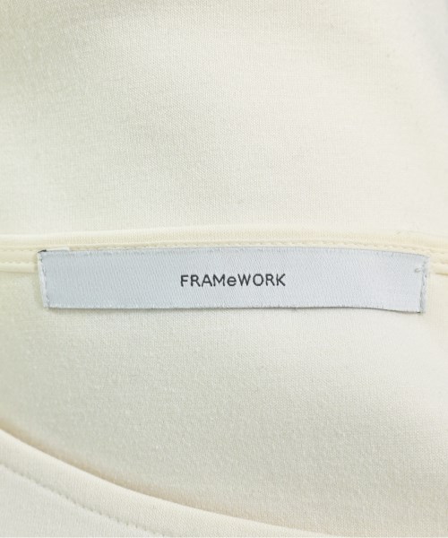 FRAMeWORK（フレームワーク）Tシャツ・カットソー 白 サイズ:F レディース/2200712441025
