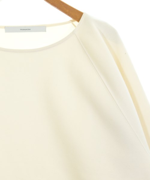 FRAMeWORK（フレームワーク）Tシャツ・カットソー 白 サイズ:F レディース/2200712441025