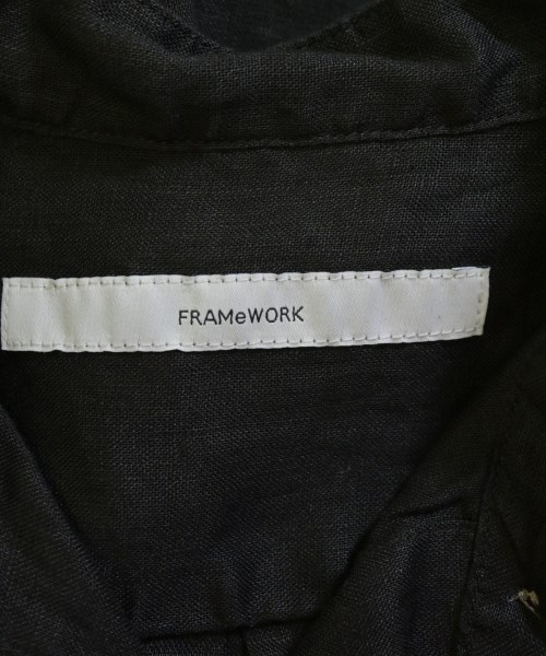 FRAMeWORK（フレームワーク）カジュアルシャツ 紺 サイズ:F レディース/2200712490061