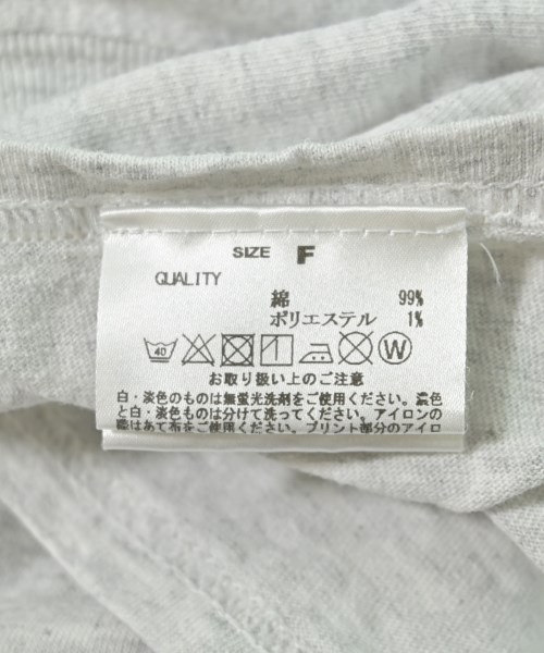 FRAMeWORK（フレームワーク）Tシャツ・カットソー グレー サイズ:F レディース/2200712861045