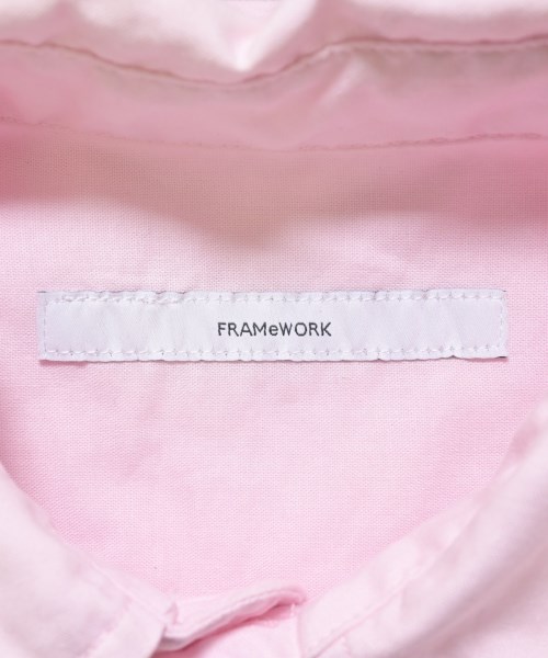 FRAMeWORK（フレームワーク）カジュアルシャツ ピンク サイズ:F レディース/2200713288018