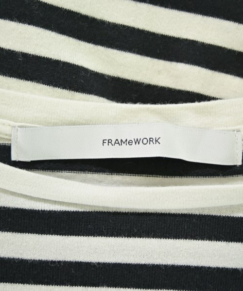 FRAMeWORK（フレームワーク）Tシャツ・カットソー 黒 サイズ:F レディース/2200715786024