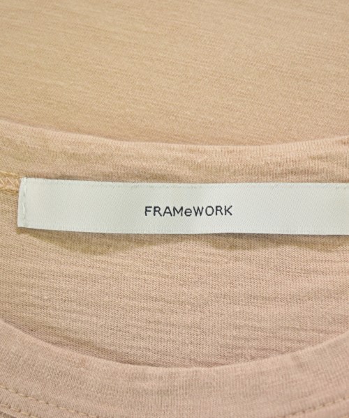 FRAMeWORK（フレームワーク）Tシャツ・カットソー ベージュ サイズ:F レディース/2200716149064